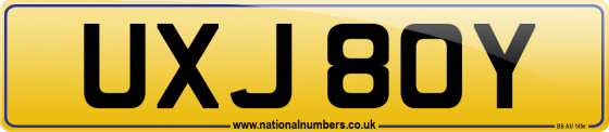 UXJ 80Y
