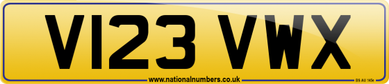 V123 VWX