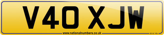 V40 XJW