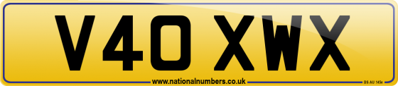 V40 XWX