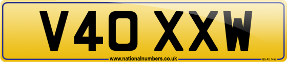 V40 XXW
