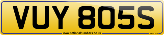 VUY 805S