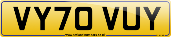 VY70 VUY