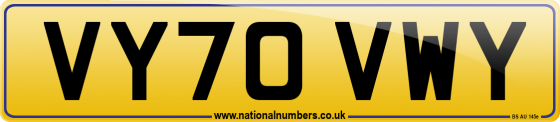 VY70 VWY