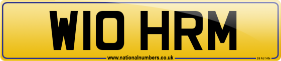 W10 HRM