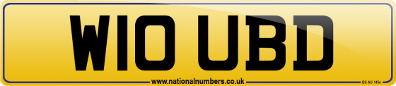 W10 UBD