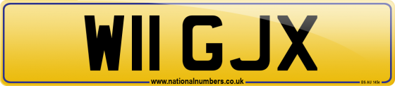 W11 GJX