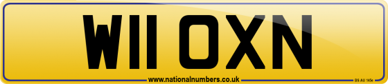 W11 OXN