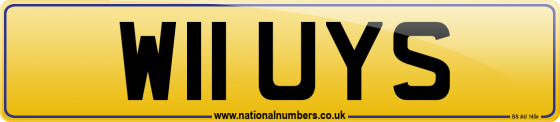 W11 UYS