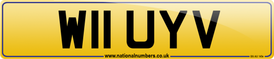 W11 UYV