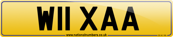 W11 XAA