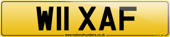 W11 XAF