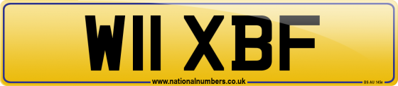 W11 XBF