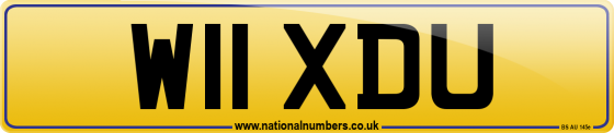 W11 XDU