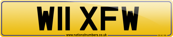 W11 XFW