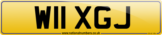 W11 XGJ