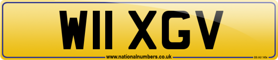 W11 XGV