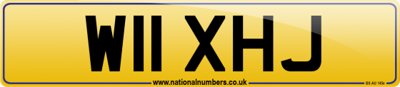 W11 XHJ