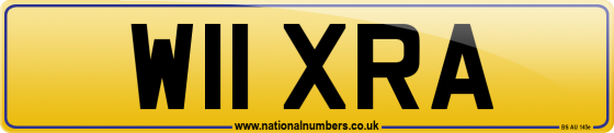 W11 XRA