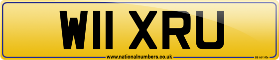 W11 XRU