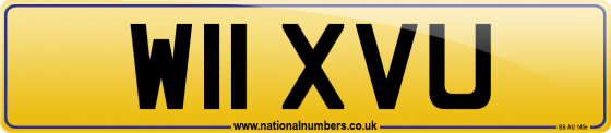 W11 XVU