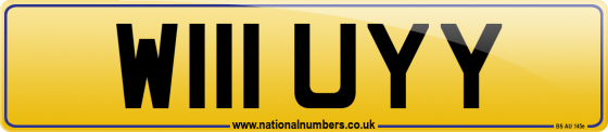 W111 UYY