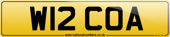 W12 COA