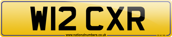 W12 CXR