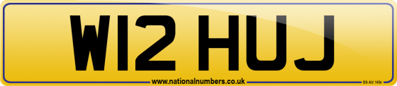 W12 HUJ