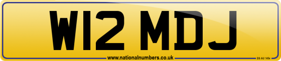 W12 MDJ