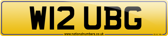 W12 UBG