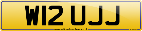W12 UJJ