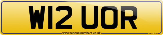 W12 UOR