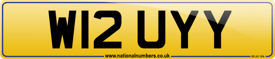 W12 UYY