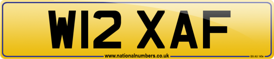 W12 XAF