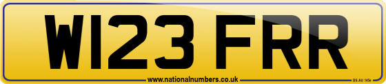 W123 FRR