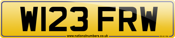 W123 FRW