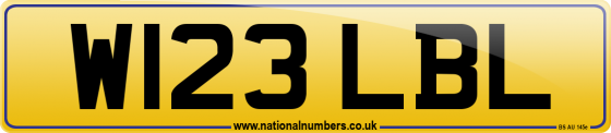 W123 LBL