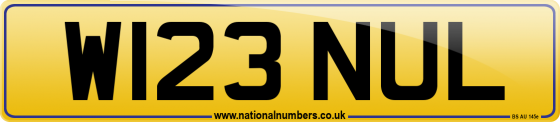 W123 NUL