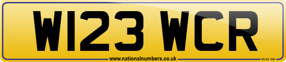 W123 WCR