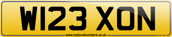 W123 XON