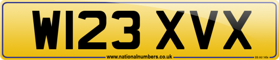 W123 XVX