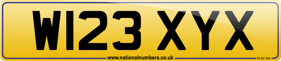 W123 XYX