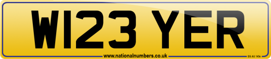 W123 YER