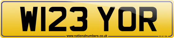 W123 YOR