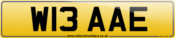 W13 AAE