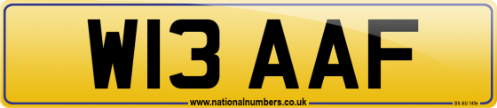 W13 AAF