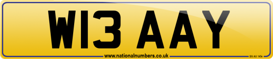 W13 AAY