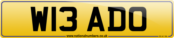 W13 ADO