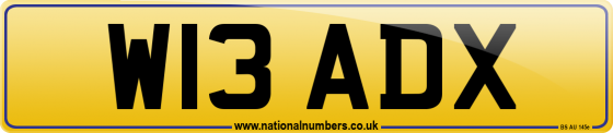 W13 ADX